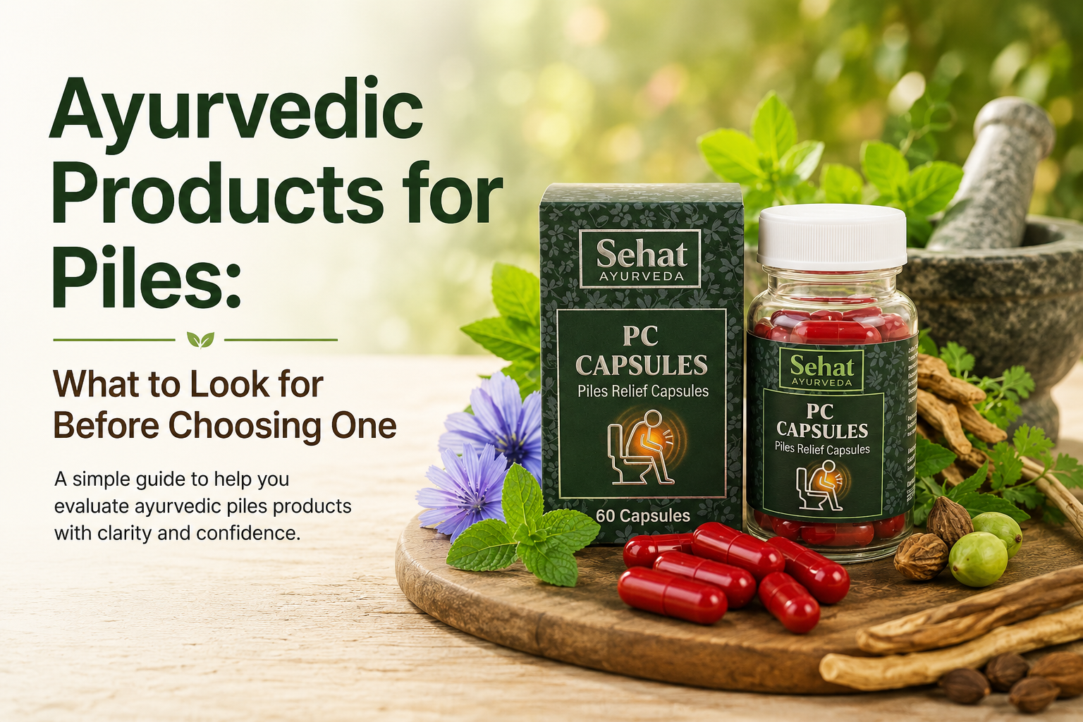 Ayurvedic products for piles and important ingredients to check