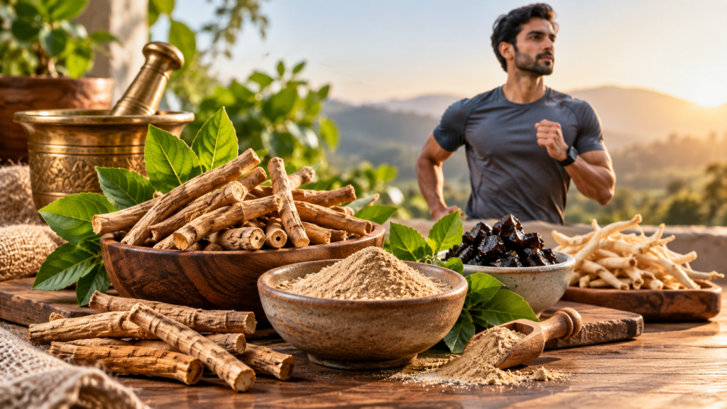 Ashwagandha for stamina and Ayurvedic herbs for an active lifestyle