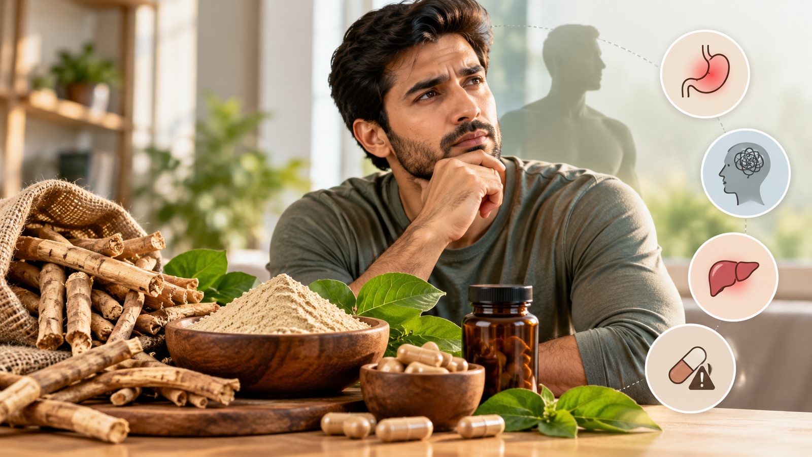 Ashwagandha side effects for men safety and precautions guide